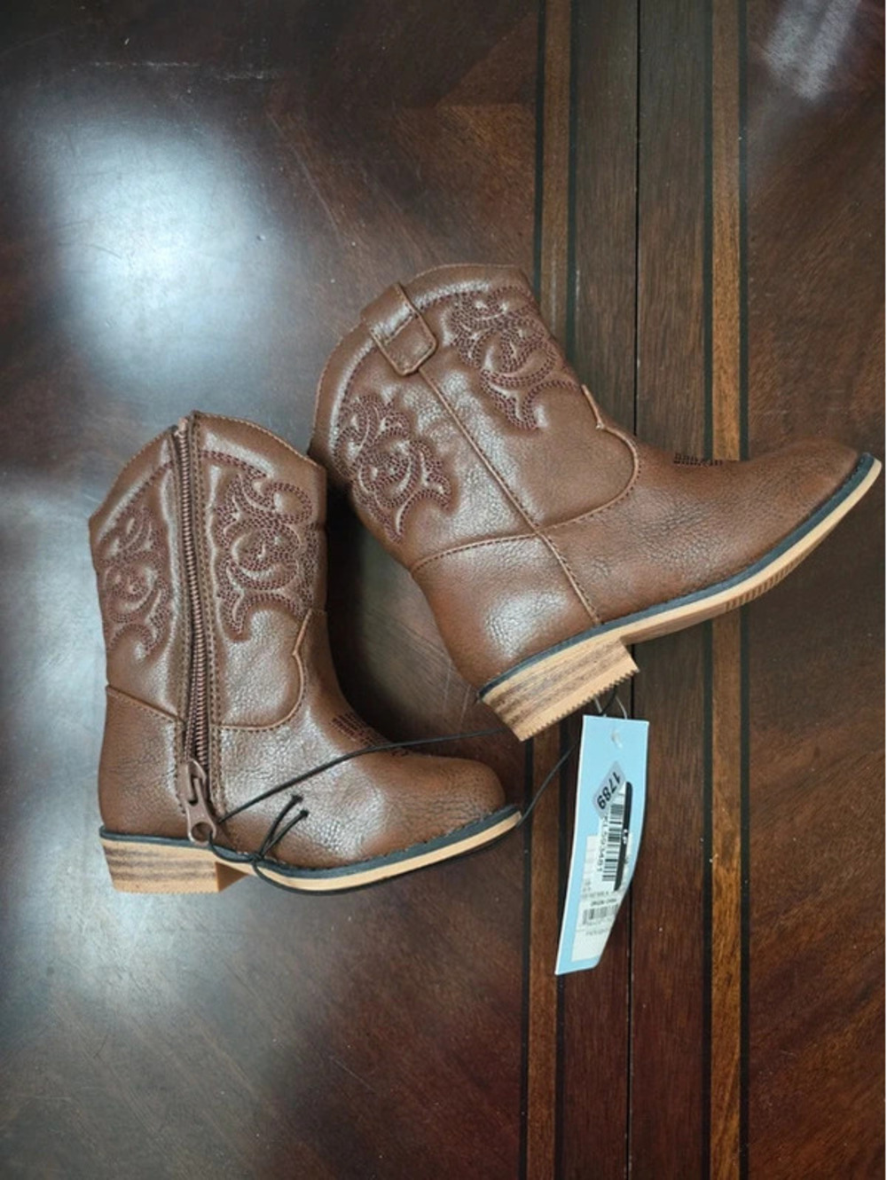 Size 6 brand new cowboy boots from target item. 1789 boxG16